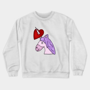 Unicorn Heart Crewneck Sweatshirt